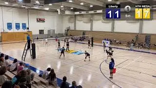 High Tech High Mesa vs Liberty Charter School - Girls Varsity Volleyball set 1 of 3 09/07/22
