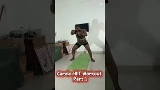 Cardio HIIT Workout at Home. #loseweight #morningcardio #motivation #cardio #loosebodyweight