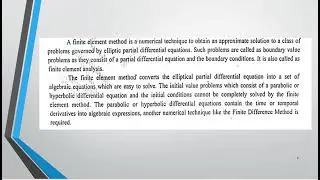 KTU EE 409 | MODULE 6 | EMD | FINITE ELEMENT ANALYSIS