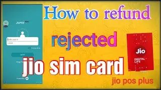 how to reuse rejected jio sim.रिजेक्ट जिओ सिम पुन्हा कसे वापरावे.reuse Jio sim card