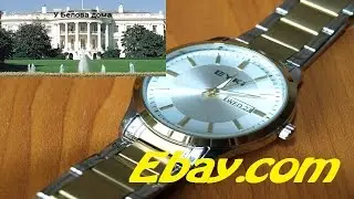 Распаковка. Мужские наручные часы EYKI EET8598AG-SG на Ebay.