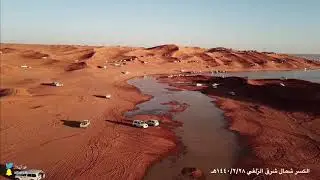 سيول الزلفي في  ١٤٤٠/٢/٢٨هـ روضة السبلة والكسر وأم الذيابة.