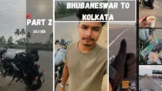 Bhubaneswar To Kolkata By Road | Toll Information | Solo Bike Ride | Morning Motovlog 🏍️📸🔥 | Part 2