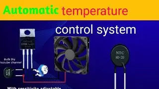 Automatic temperature control system fan.