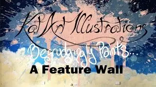 KatArt Illustrations Paints: A Feature Wall