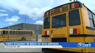 First Student In Need Of Bus Drivers