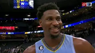 JJJ talks upcoming All-Star appearance while Ja Morant makes a lucky fan's night 👟 | NBA on ESPN