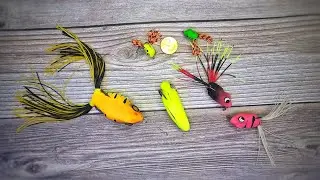 Unboxing Handmade Frog Lures from Papinka Lure - some are tiny!