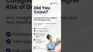 🟦 Did you know that caregivers often face a higher risk of depression?