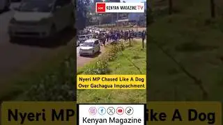 See How Nyeri Town MP was chased away for trying to bribe residents to Impeach Gachagua