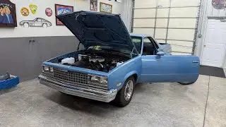 1982 El Camino-interior Strip, Dyeing interior trim,and Starting on Paint Prep