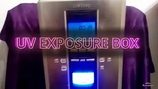 DIY double sided UV LED PCB exposure box
