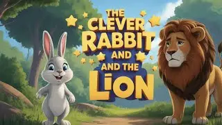 The Clever Rabbit and the Mighty Lion | Classic Moral Story for Kids | Smartness & Bravery Tale