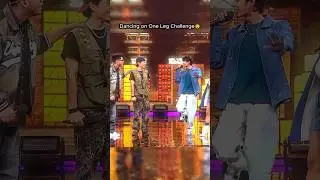 This men get challenge of dance with one led only😮