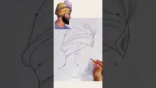 How to draw Guru Gobind singh ji Drawing 🙏 #drawing