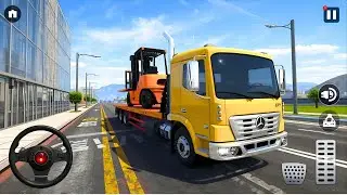 Truck Transporting Forklift 🚛 | Construction Simulator 2025 Gameplay