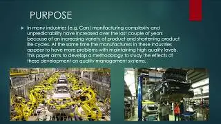 A Management Control Perspective Of Quality Management: An Example In The AutomotIve Sector