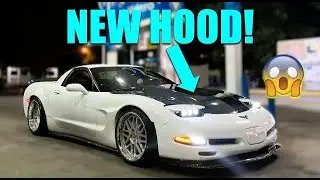 Установка передней крышки капота с вентиляцией для Corvette C5 1997-2004 гг. EOS при участии @C5Zach