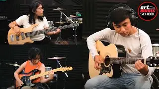 UP - SING STREET (GUITAR & BASS COVER) | #ArtMusicSchool 🎸