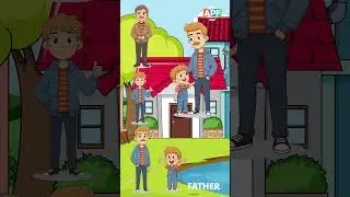 Brother, Father & Grandfather 👶❤️ | Kids Learning Short
