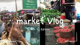 I Spent 350k in Mile 12 Market Lagos Nigeria / Market Vlog / Bulk Cooking idea