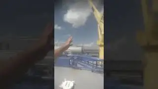 Barge to barge fuel transfer on Mississippi River.