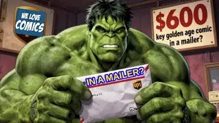$600 1st appearance of major golden age characters mailed in a mailer? UGH.