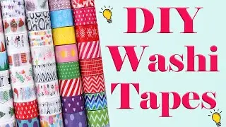How To Make DIY Paper Tape | Craft Box