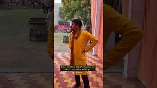 kuch nhi bhai haldi  ceremony me dress code follow nhi kiya #funny #comedy #funnyvideo #reel #viral