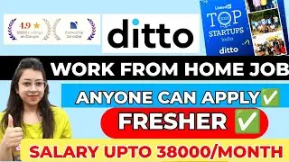 🔥WORK FROM HOME Job 😍 | Freshers | Salary Up To ₹38,000 |One of the Most Searched WFH Jobs Right Now