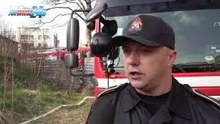 pOŻAR DWORCA W lUBAWCE