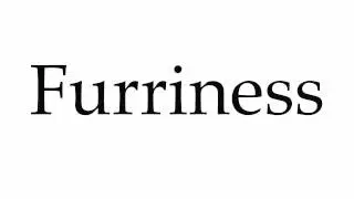 How to Pronounce Furriness