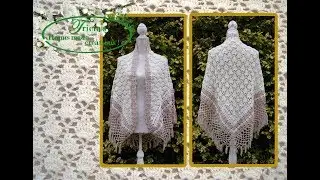 Omslagdoek Bella Bellina haken  (nederlands)