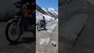 #babusartop#travelonbike#withlove #2025#may#snowview#snow#honda125#