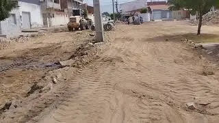 Recome&ccedil;a a obra de Drenagem da Catumbela em Russas Ce