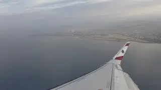 MEA A321neo take off in Beirut 