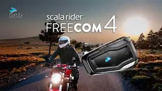 Cardo FREECOM 4   Full 4 Way Bike to Bike Intercom Communication System