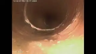 Main property sewer drain before relining