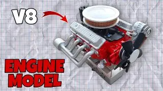 Building a Powerful V8 Engine Working Model &ndash; 1cc