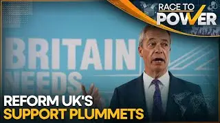 Nigel Farage Remains on Top Despite Losing Ground to the Conservative Party | WION | Race To Power