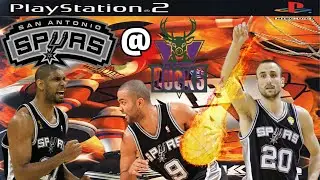 NBA Jam PS2 Gameplay - Jam Tournament (Spurs @ Bucks)
