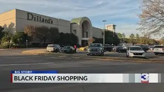 Shoppers visit Wolfchase Galleria for Black Friday deals
