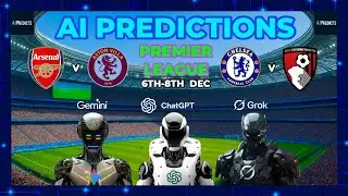 Grok v ChatGPT v Gemini - AI Football Predictions | Premier League 6th - 8th December (Incl. AI Bet)