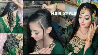 Bridal Hairstyle Tutorial Step By Step//Nikah bridal hair style/Muslim wedding Hair style for bride