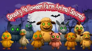 Halloween Farm Animal Sounds Song | Oink Oink TV