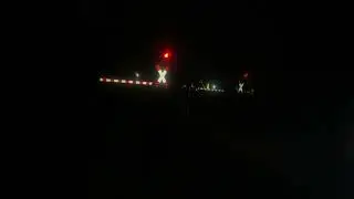 Spoorwegovergang Gildehaus (D) Nacht Editie //Railroad Crossing // Bahn&uuml;bergang bei Nacht 