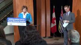 Surrey Memorial Hospital Emergency Department Official Opening