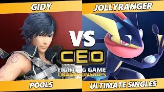 CEO 2021 - Gidy (Chrom) Vs. JollyRanger (Greninja) SSBU Ultimate Tournament