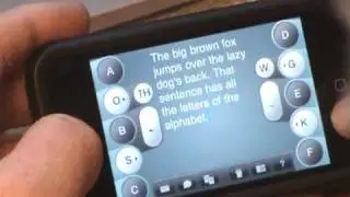 Fast chordic text entry on iPhone! - GKOS Keyboard