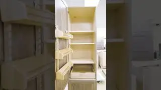 Bathroom Vanity Pantry (Dean Custom) #shorts #cabinetry #custom